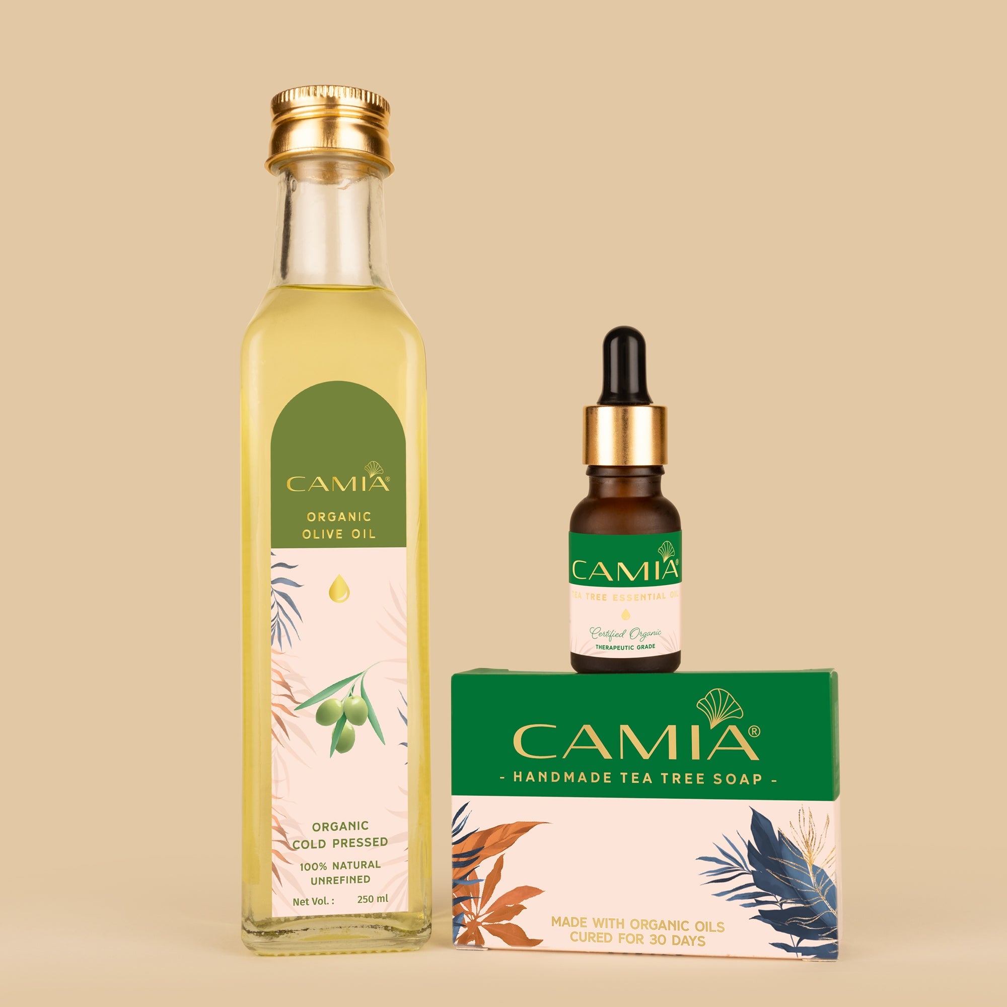 Clearer Skin(Super Saver Combo) - Olive Oil, Tea Tree Soap & Oil