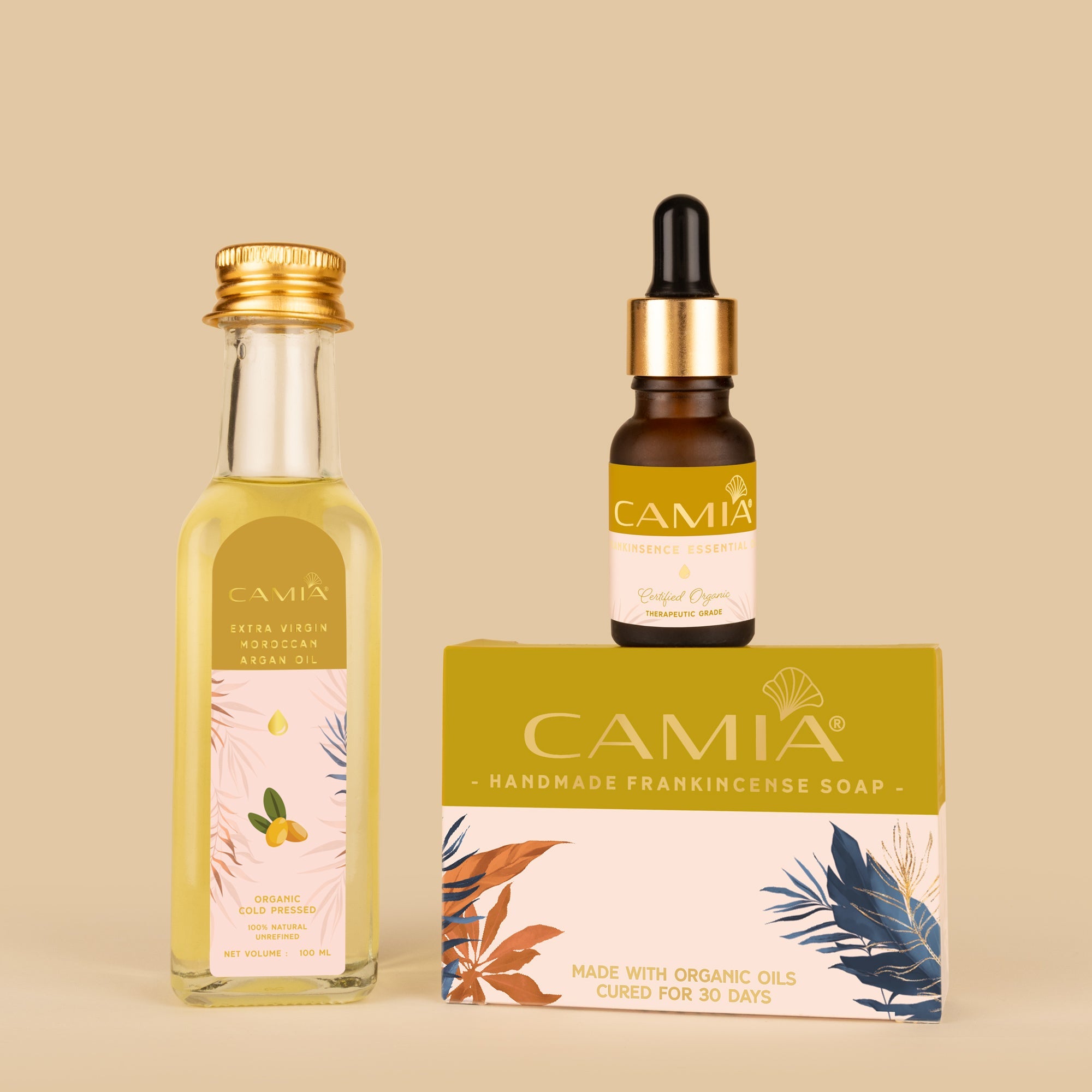 Youthful Radiance Kit by Camia - Argan Oil, Frankincense Soap & Oil