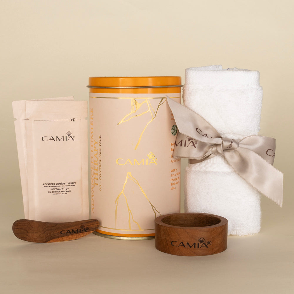 Flawless Skin by CAMIA (Super Saver) - Facepack, Sandalwood, Rosemary, & Frankincense Soap