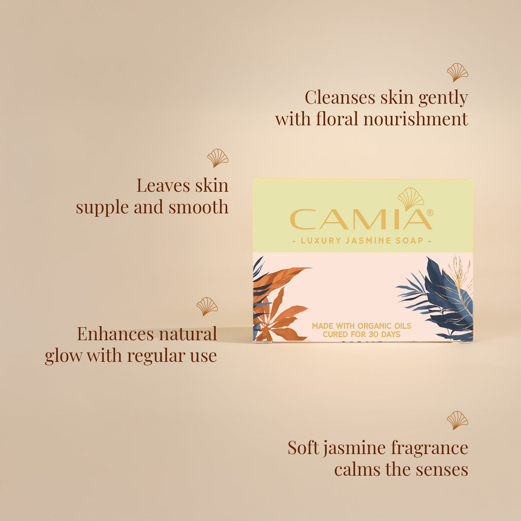 Fragrant Skin by CAMIA - Jasmine, Sandalwood & Lavender Soaps