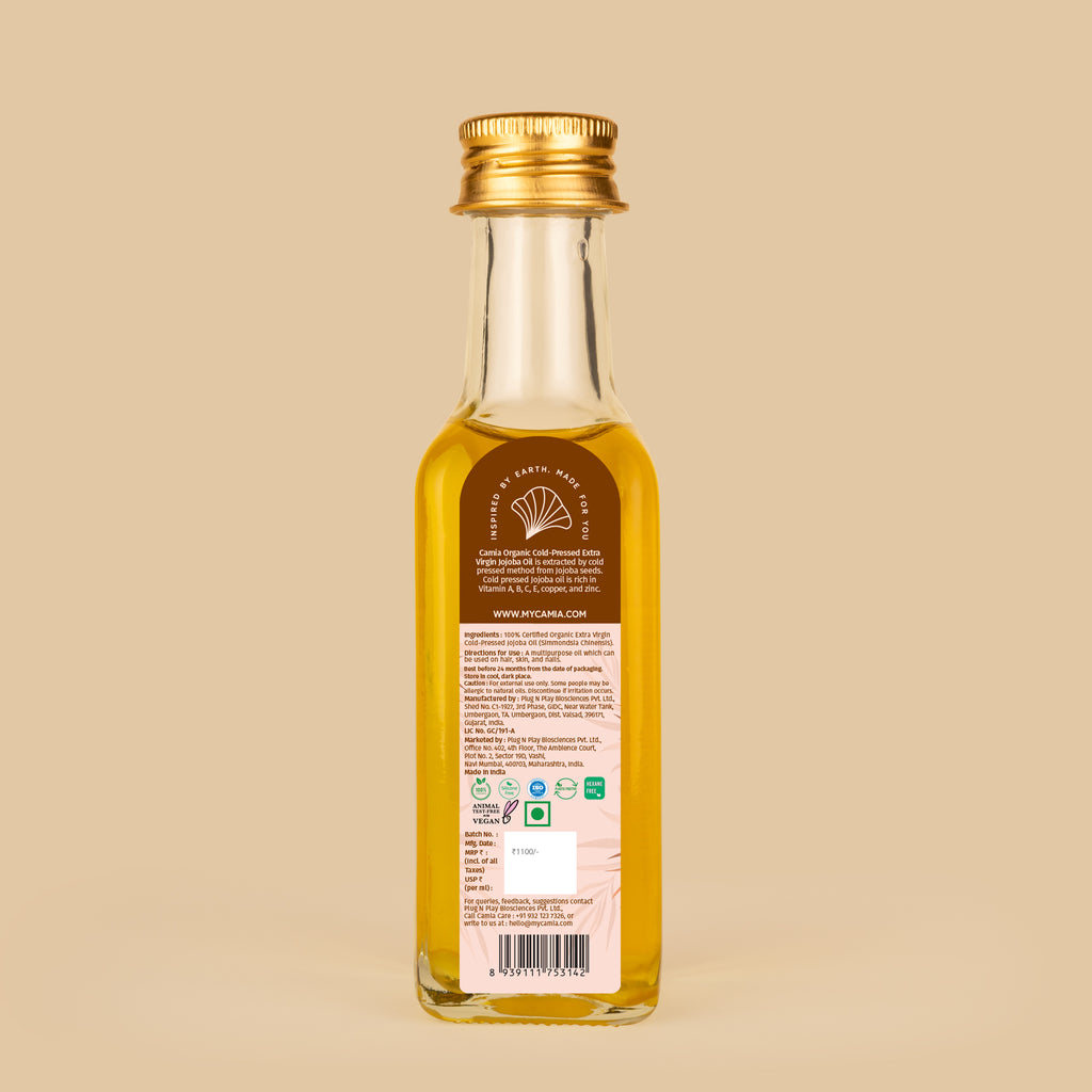 Cold Pressed Jojoba Oil Extra Virgin