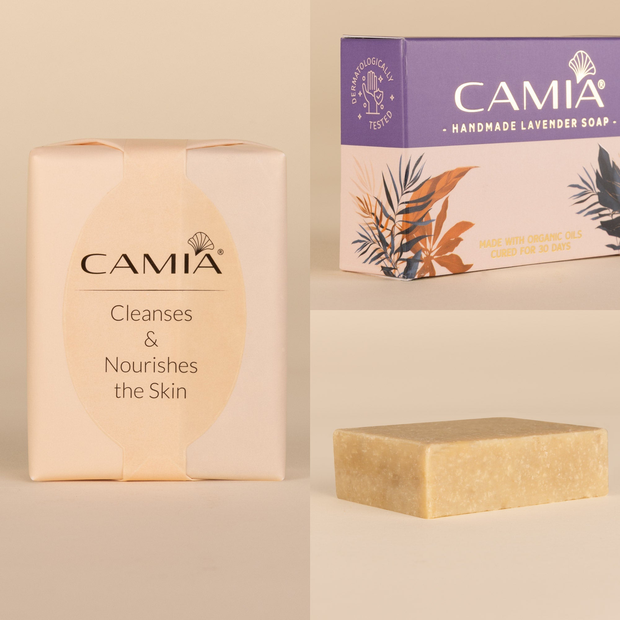 Handmade Cold Processed Organic Lavender Soap