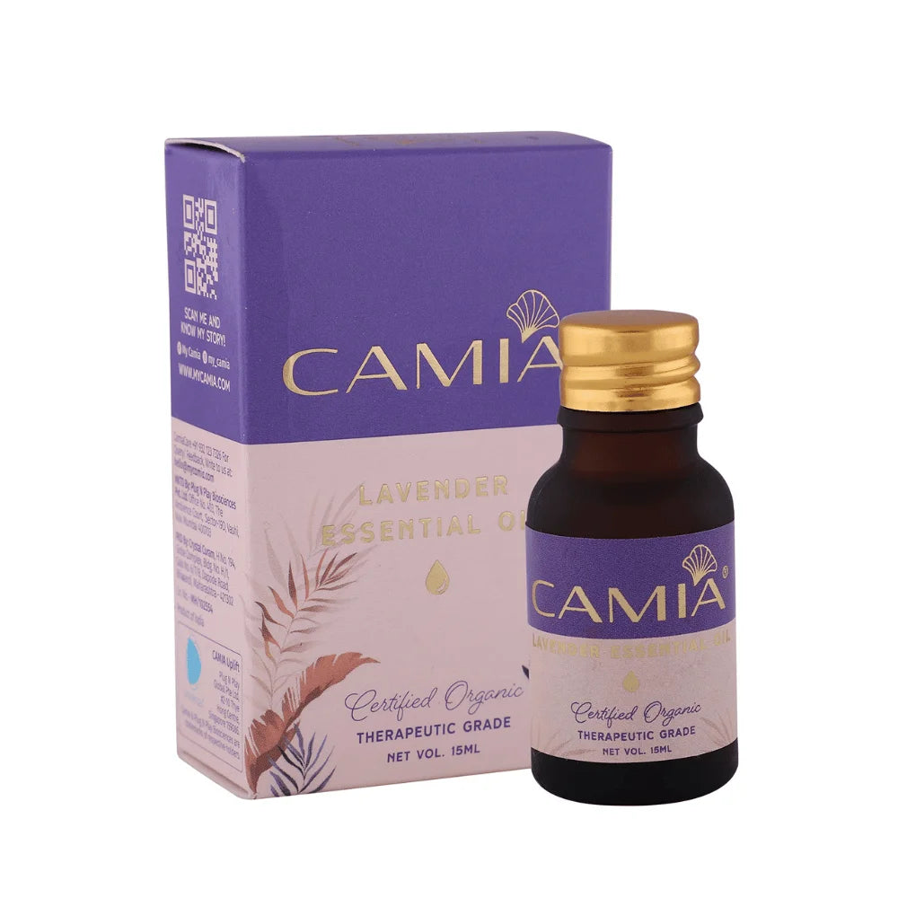 CAMIA 100% Certified Organic Lavender Essential Oil