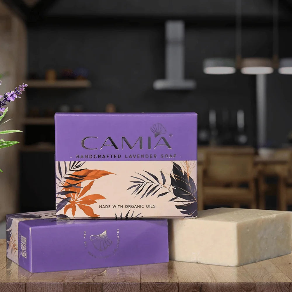 CAMIA Handmade Cold Processed Organic Lavender Soap