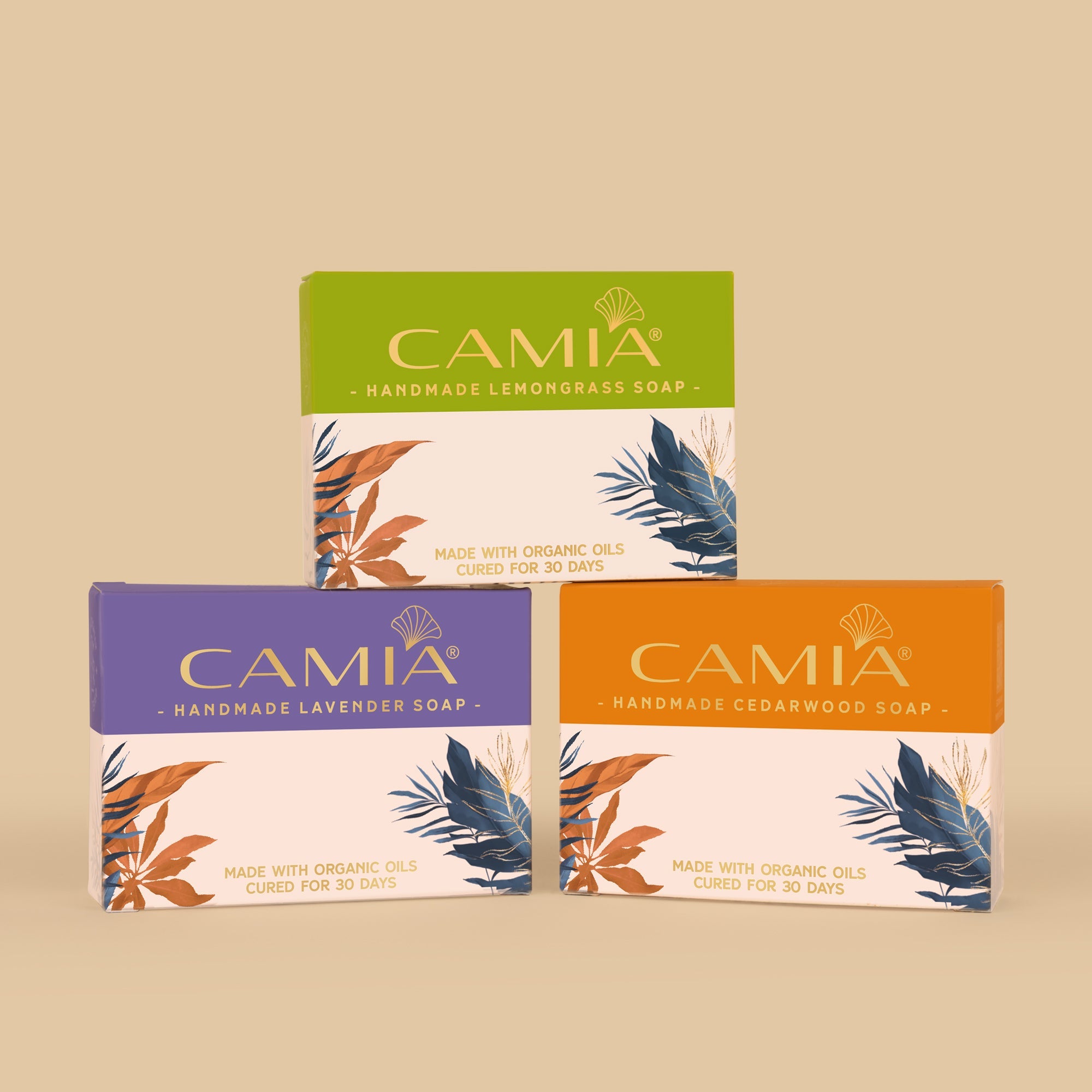 Fresh Serenity Set - Lavender, Lemongrass, Cedarwood Soaps