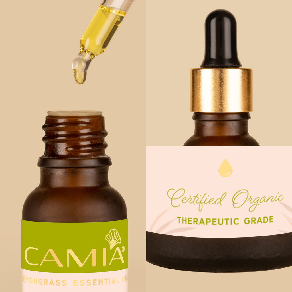 Lemongrass Essential Oil | For Antifungal Skin & Hair Care | CAMIA