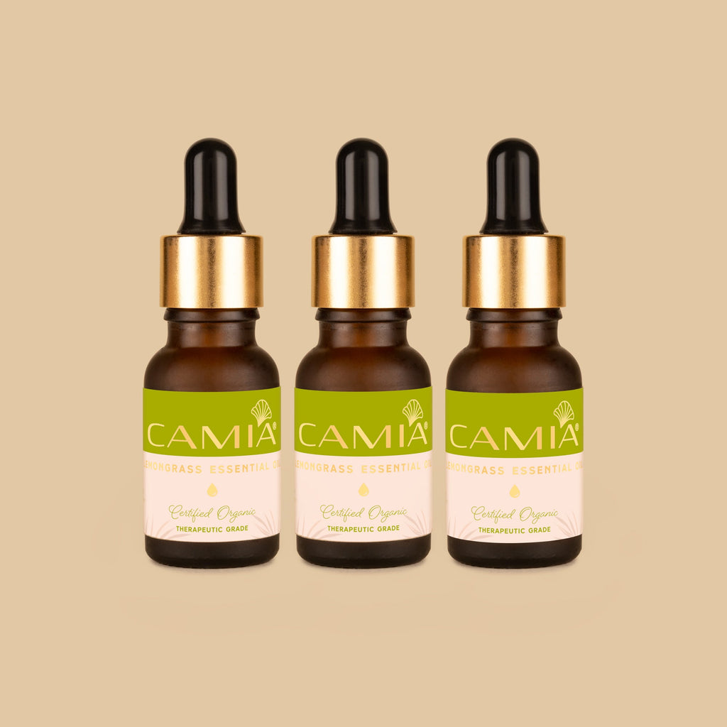 Lemongrass Essential Oil | For Antifungal Skin & Hair Care | CAMIA