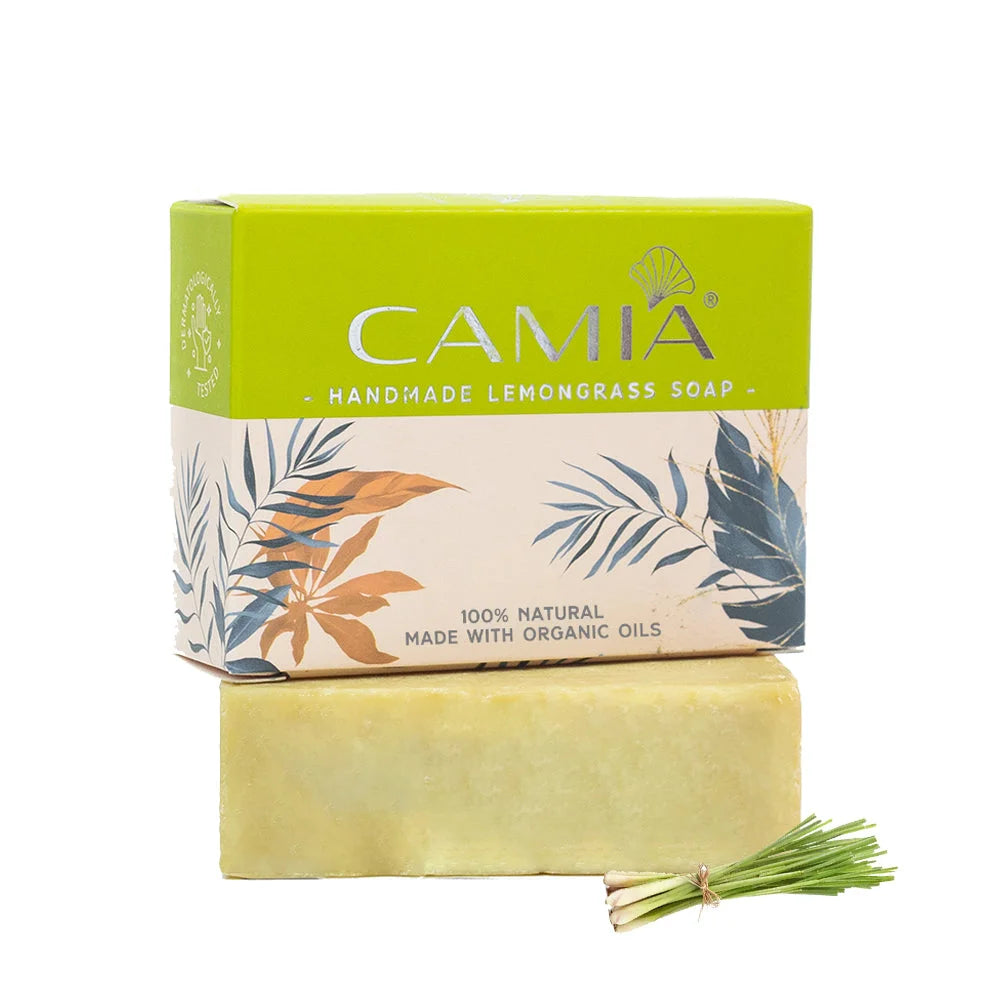 CAMIA Handmade Cold Processed Organic Lemongrass Soap