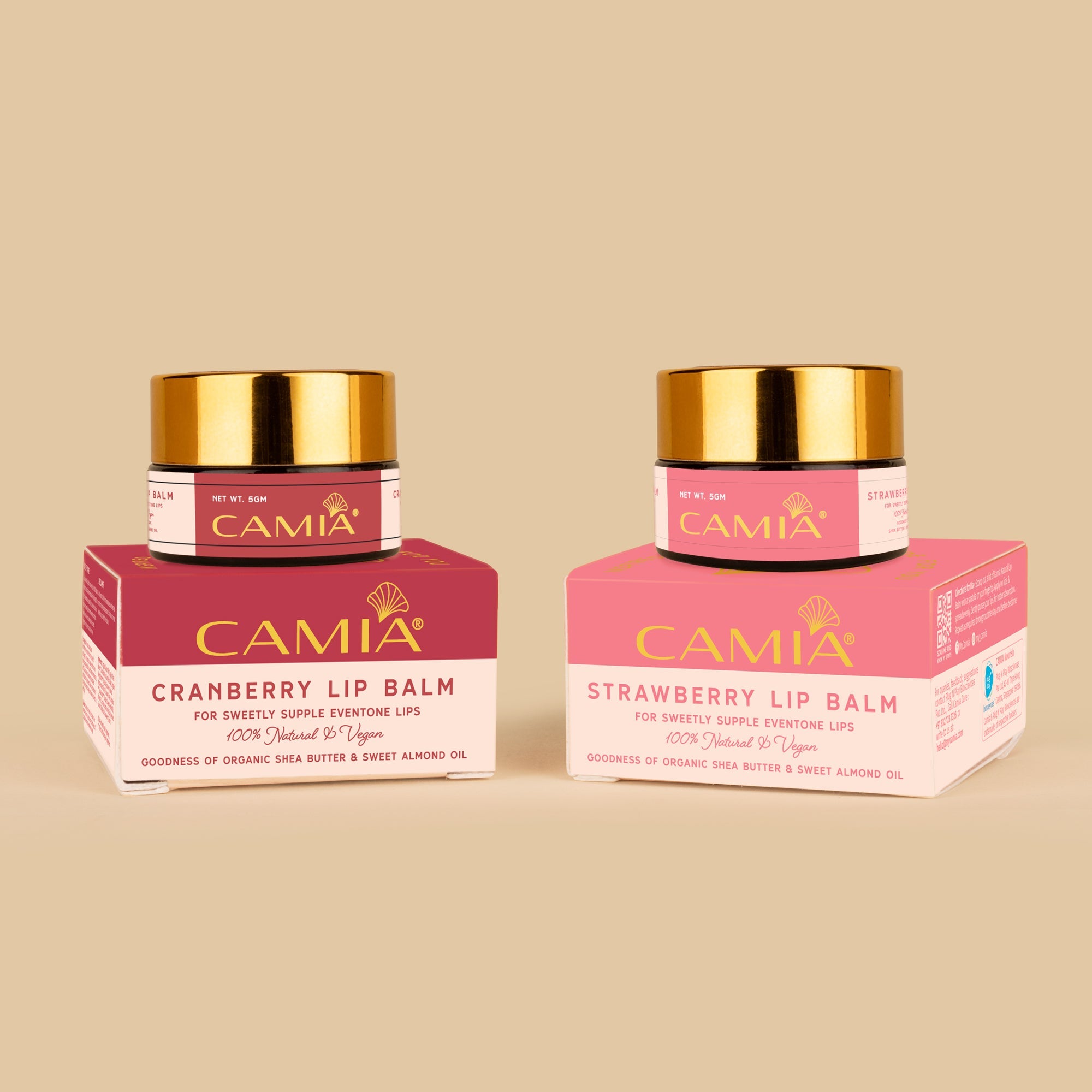 Berry Blast by CAMIA - Cranberry & Strawberry Lip Balm