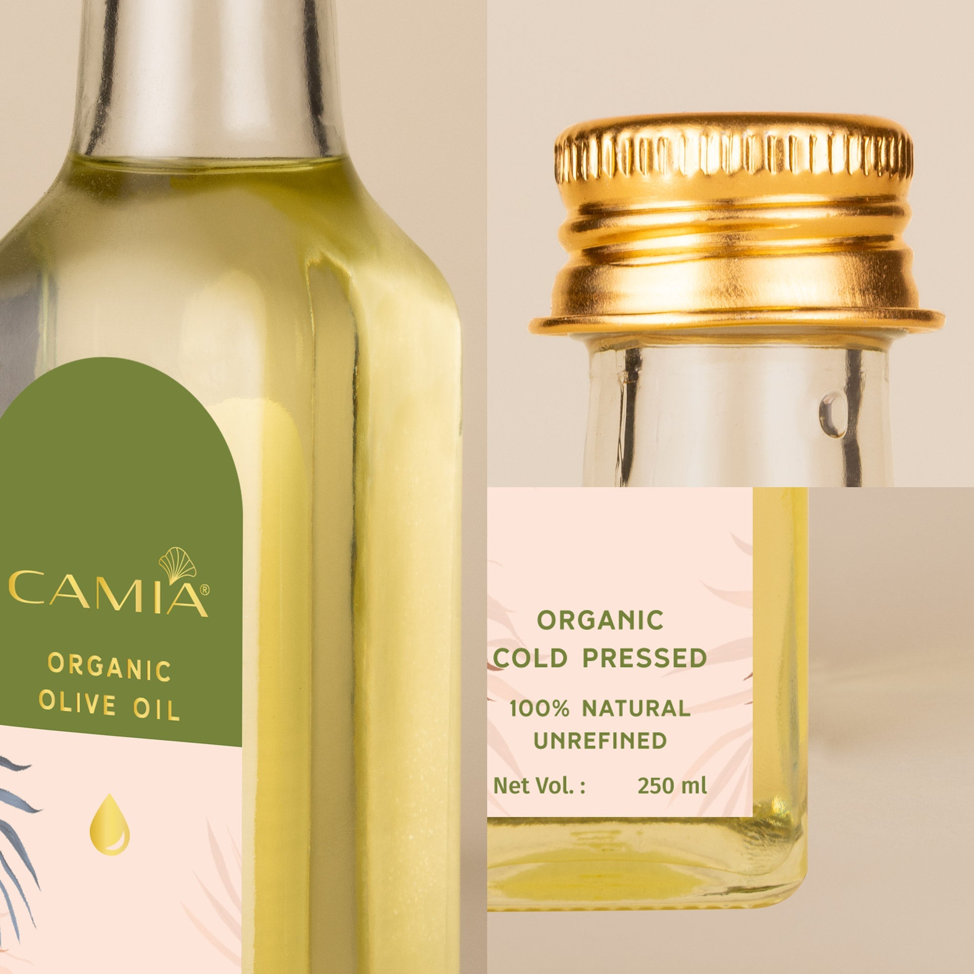 Cold Pressed Olive Oil Extra Virgin  250ML - Pack of 4