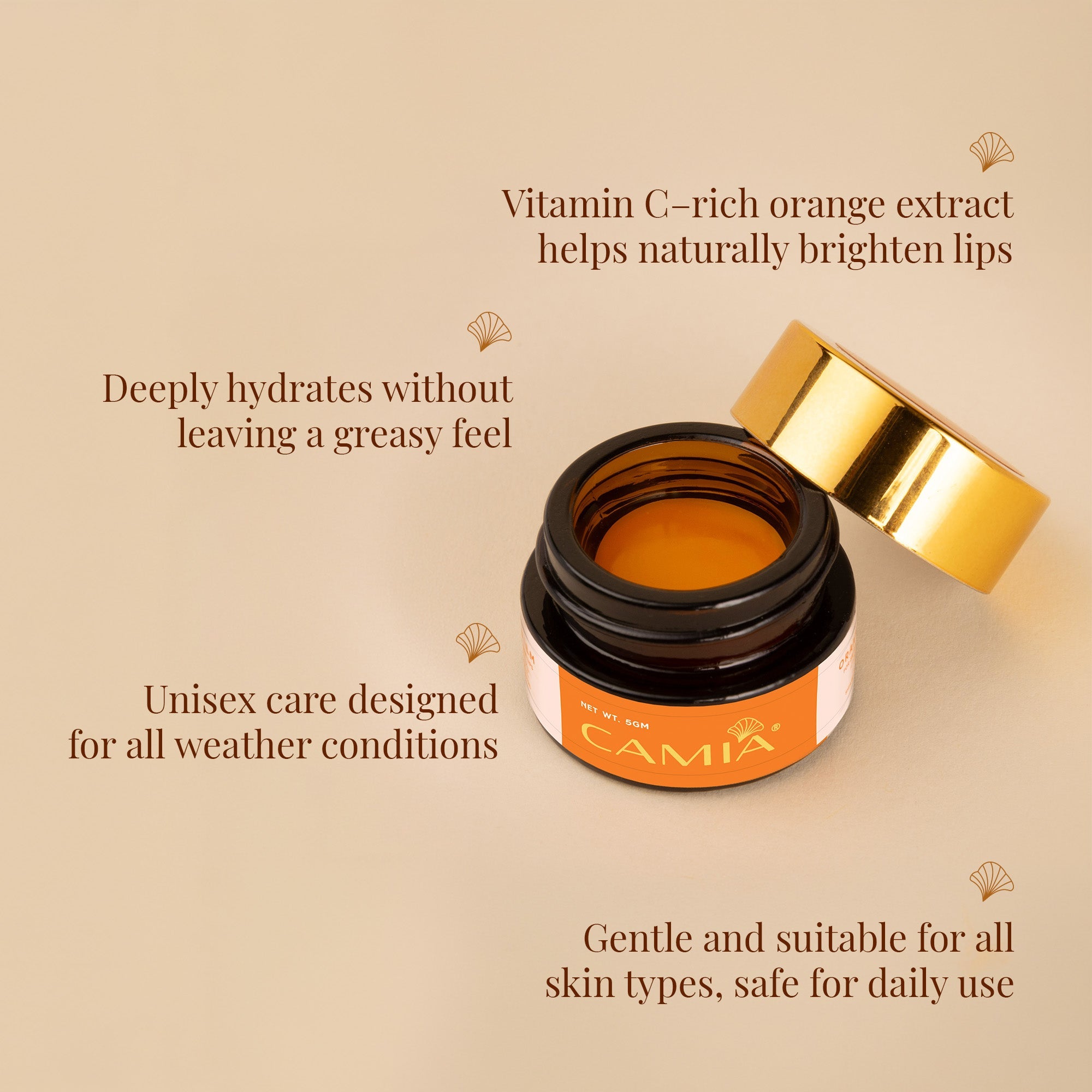 Lucious Lips - Orange, Coffee, Vanilla, Cranberry, & Strawberry Lip Balm