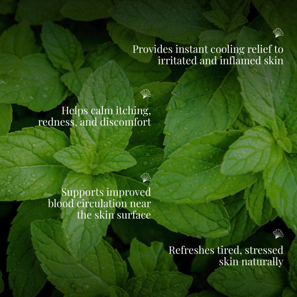 Peppermint Essential Oil | For Soothing Irritated Skin | CAMIA