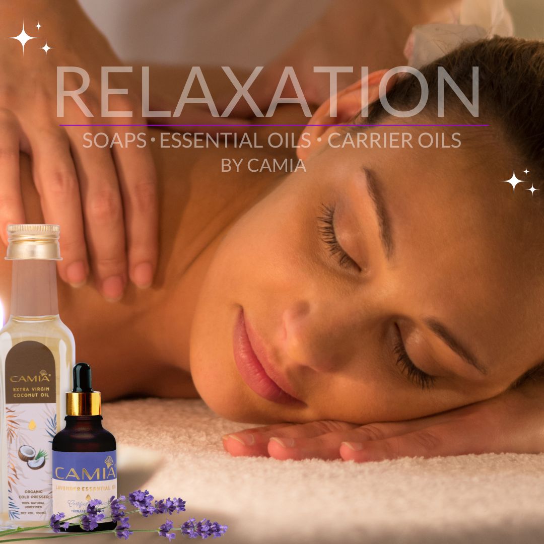 Relaxation Kit With Lavender - Coconut Oil, Lavender Soap & Oil