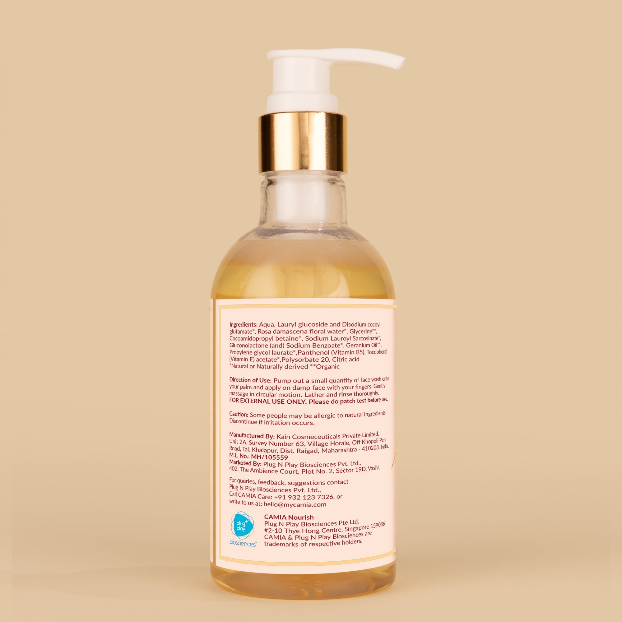 CAMIA Rose Face Wash | 250ML