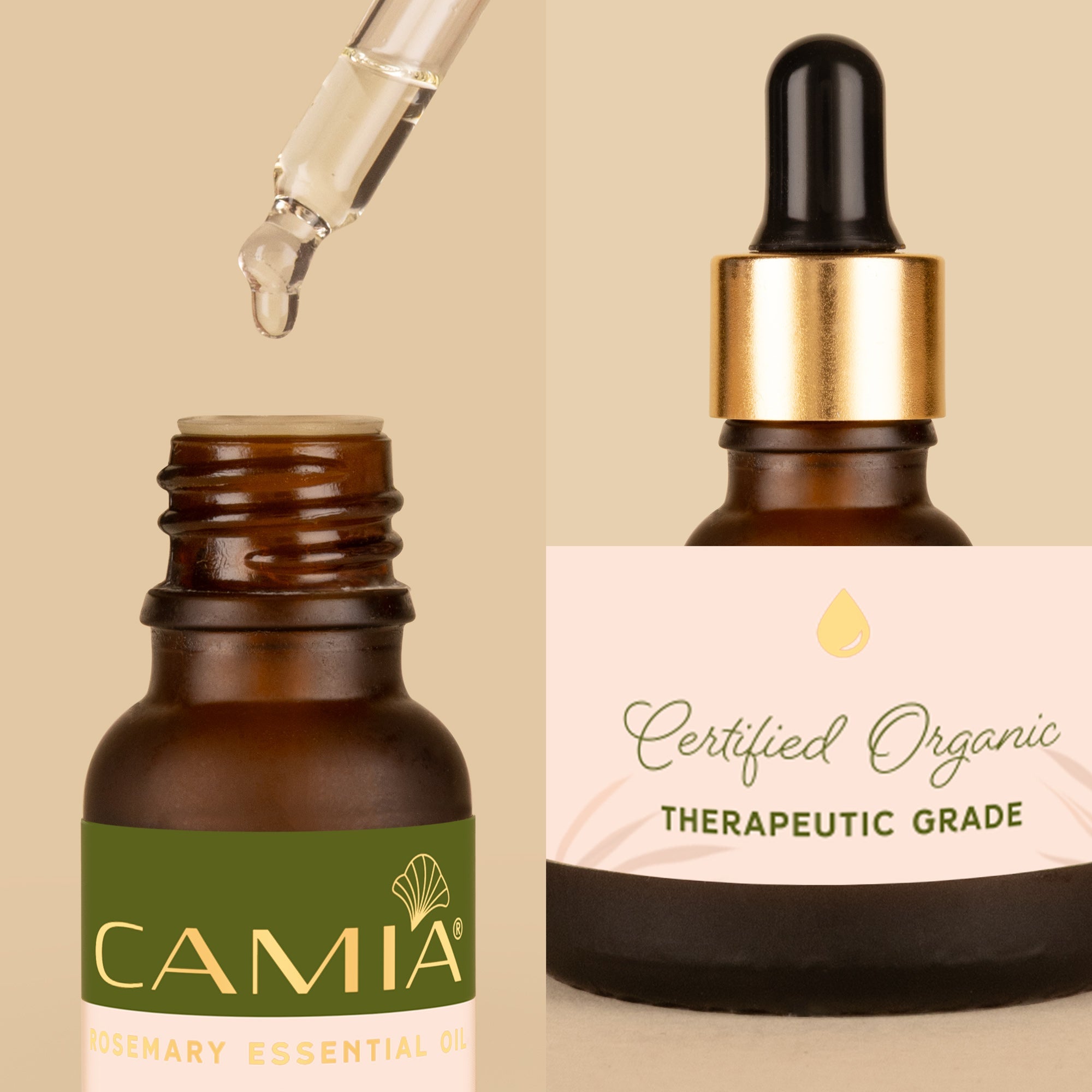 Rosemary Essential Oil | For Hair & Scalp Restoration | CAMIA