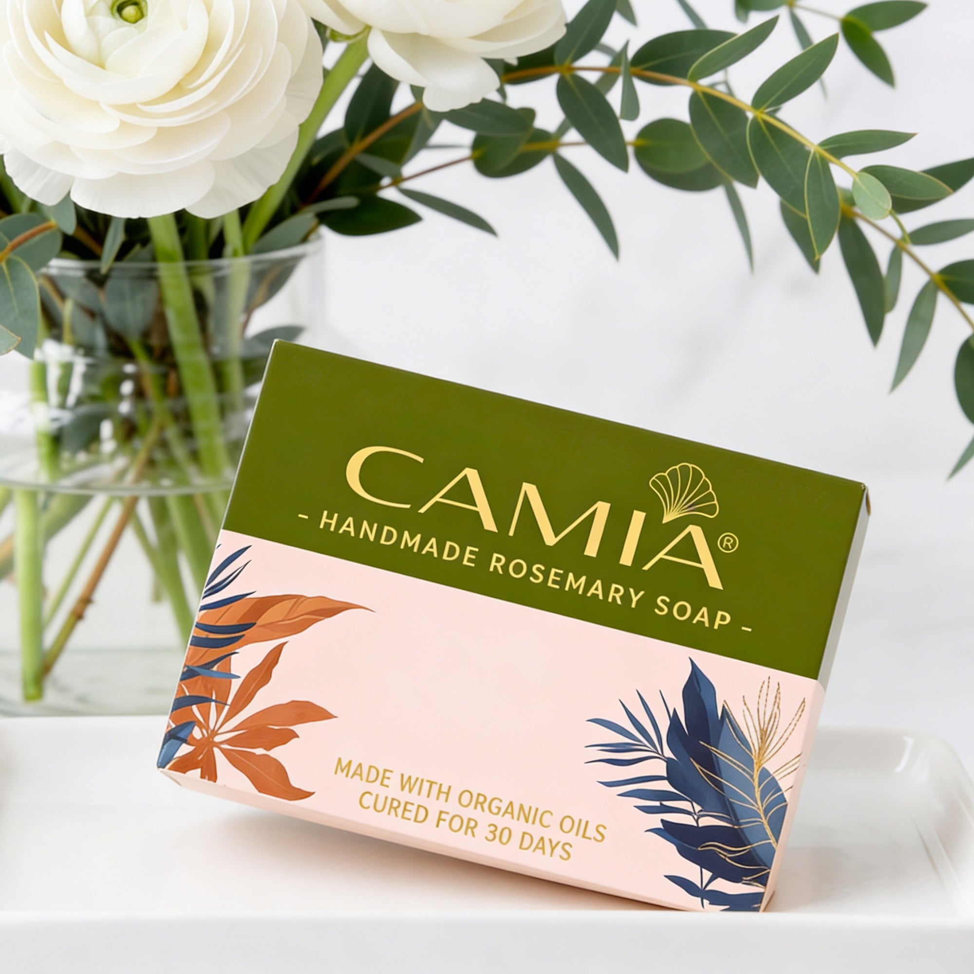 Handmade Cold Processed Organic Rosemary Soap