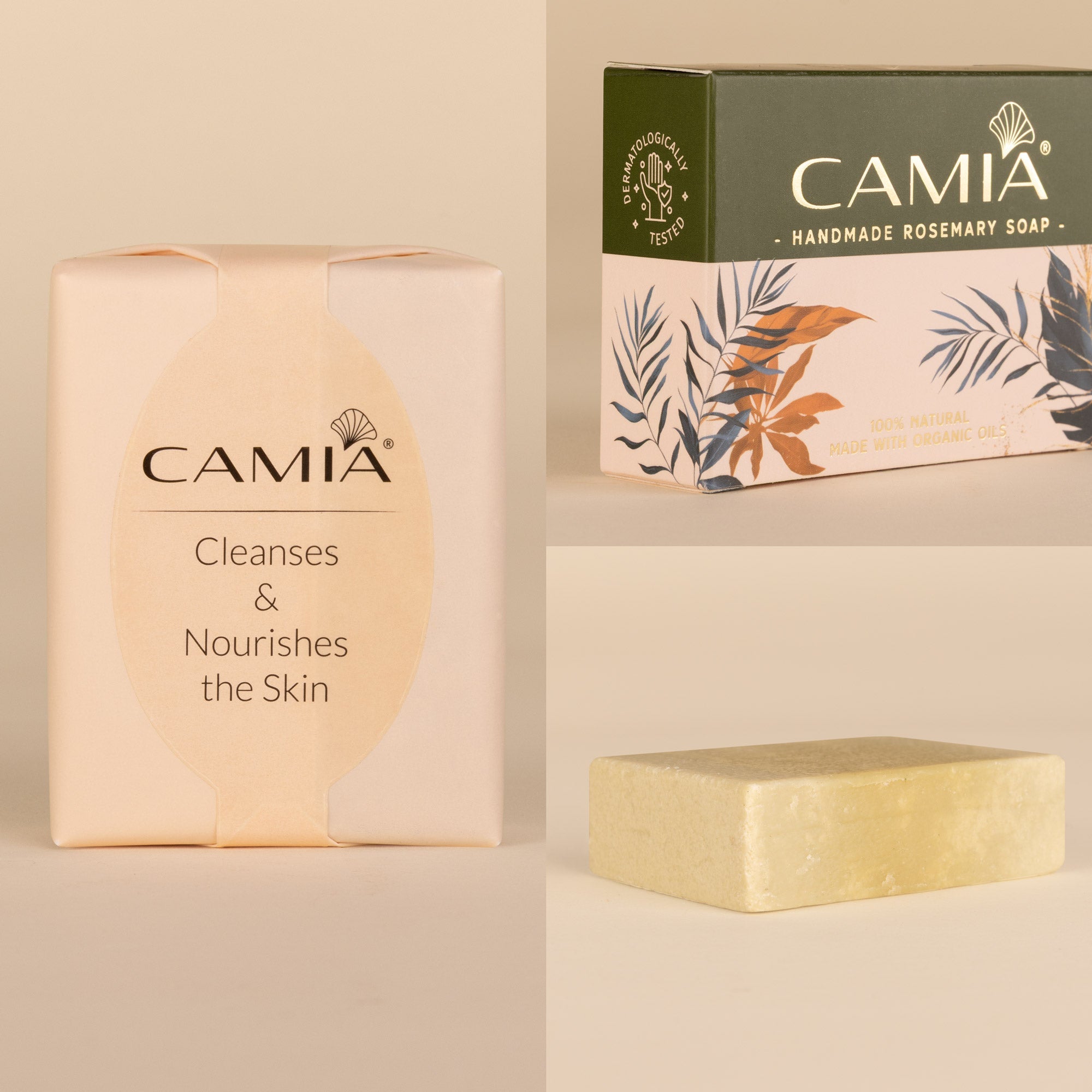 Handmade Cold Processed Organic Rosemary Soap