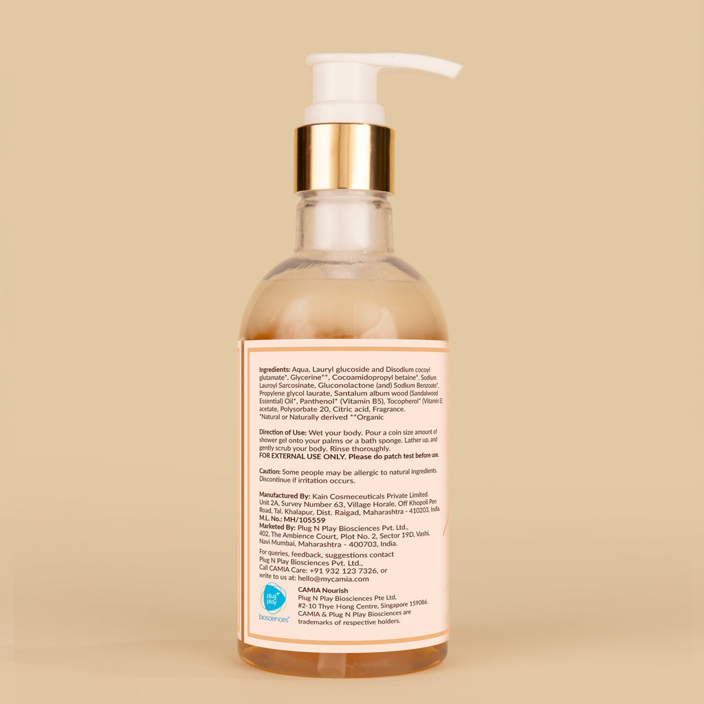 CAMIA Sandalwood Body Shower Gel | 250ML