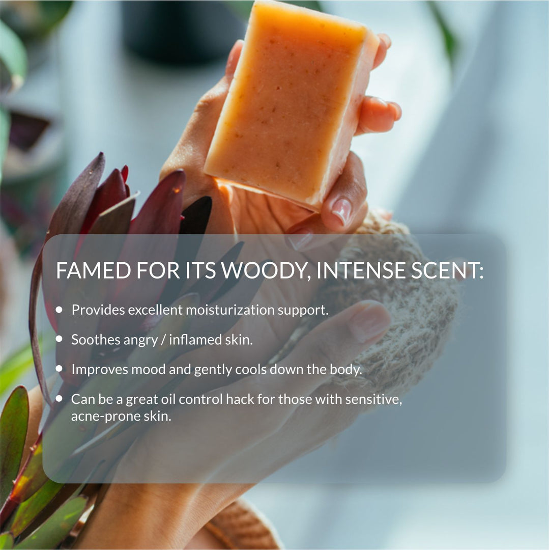 Handmade Cold Processed Luxury Organic Sandalwood Soap