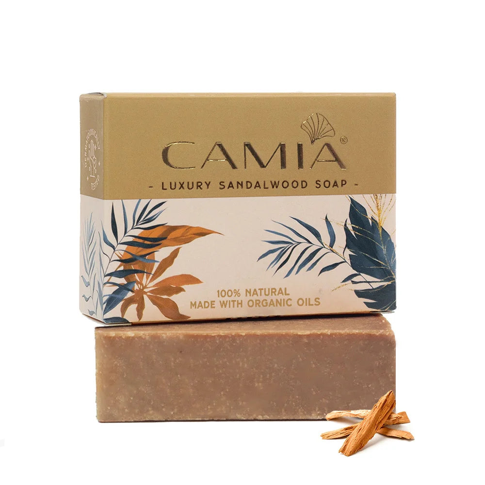 CAMIA Handmade Cold Processed Organic Sandalwood Soap