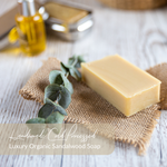 Load image into Gallery viewer, Handmade Cold Processed Luxury Organic Sandalwood Soap
