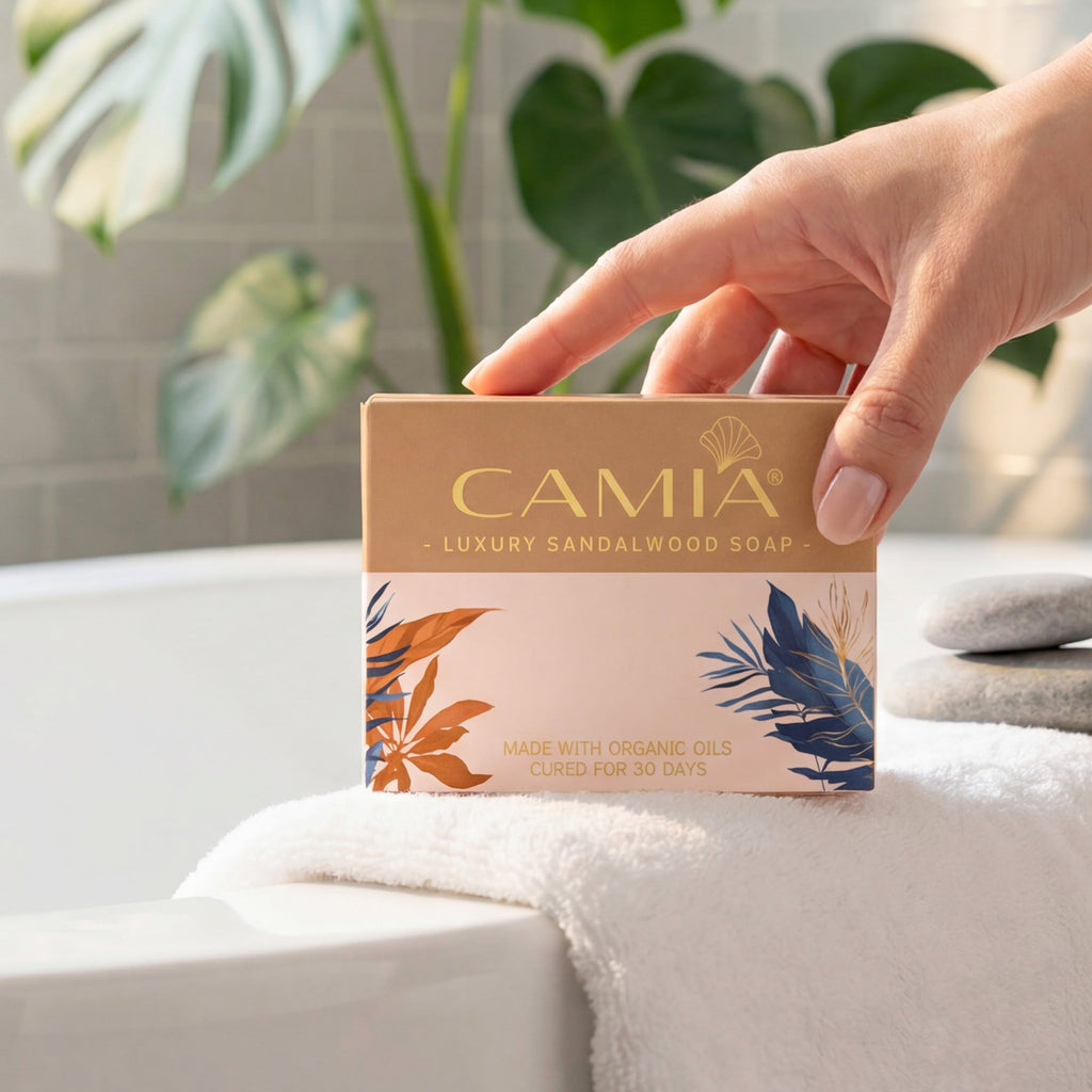 Handmade Cold Processed Luxury Organic Sandalwood Soap