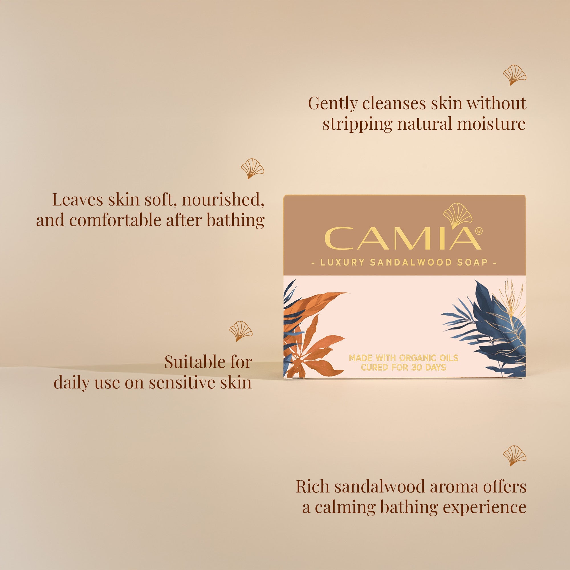 CAMIA Soothe & Purify Soap Collection