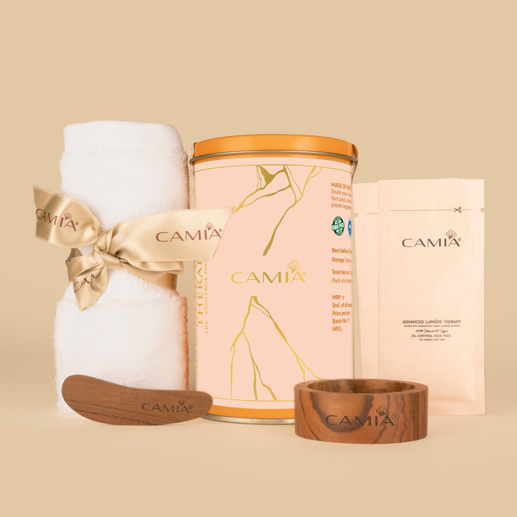 Sandalwood & Saffron Face Pack | For Bright & Glowing Skin | CAMIA