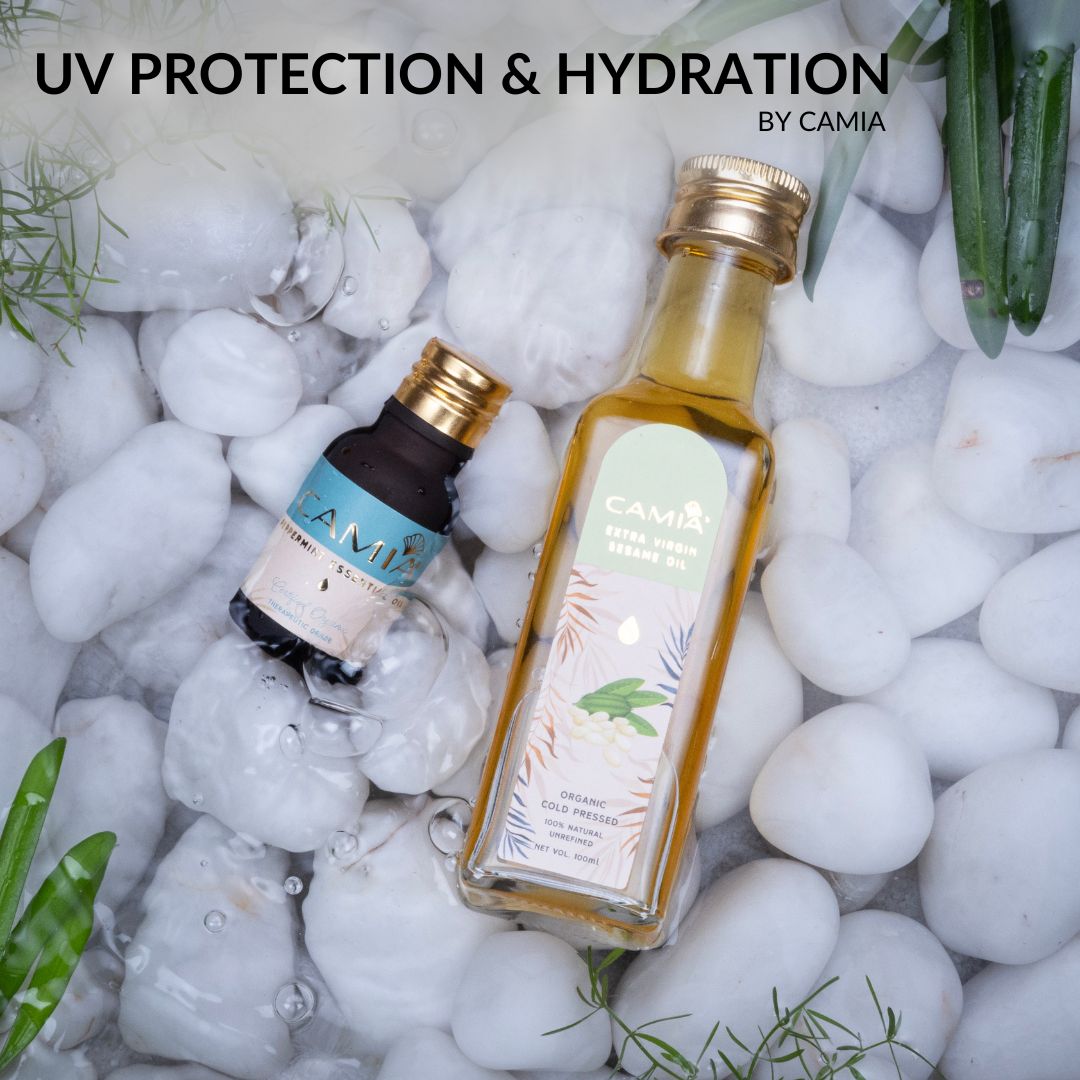 Summer Radiance pack for UV protection & hydration