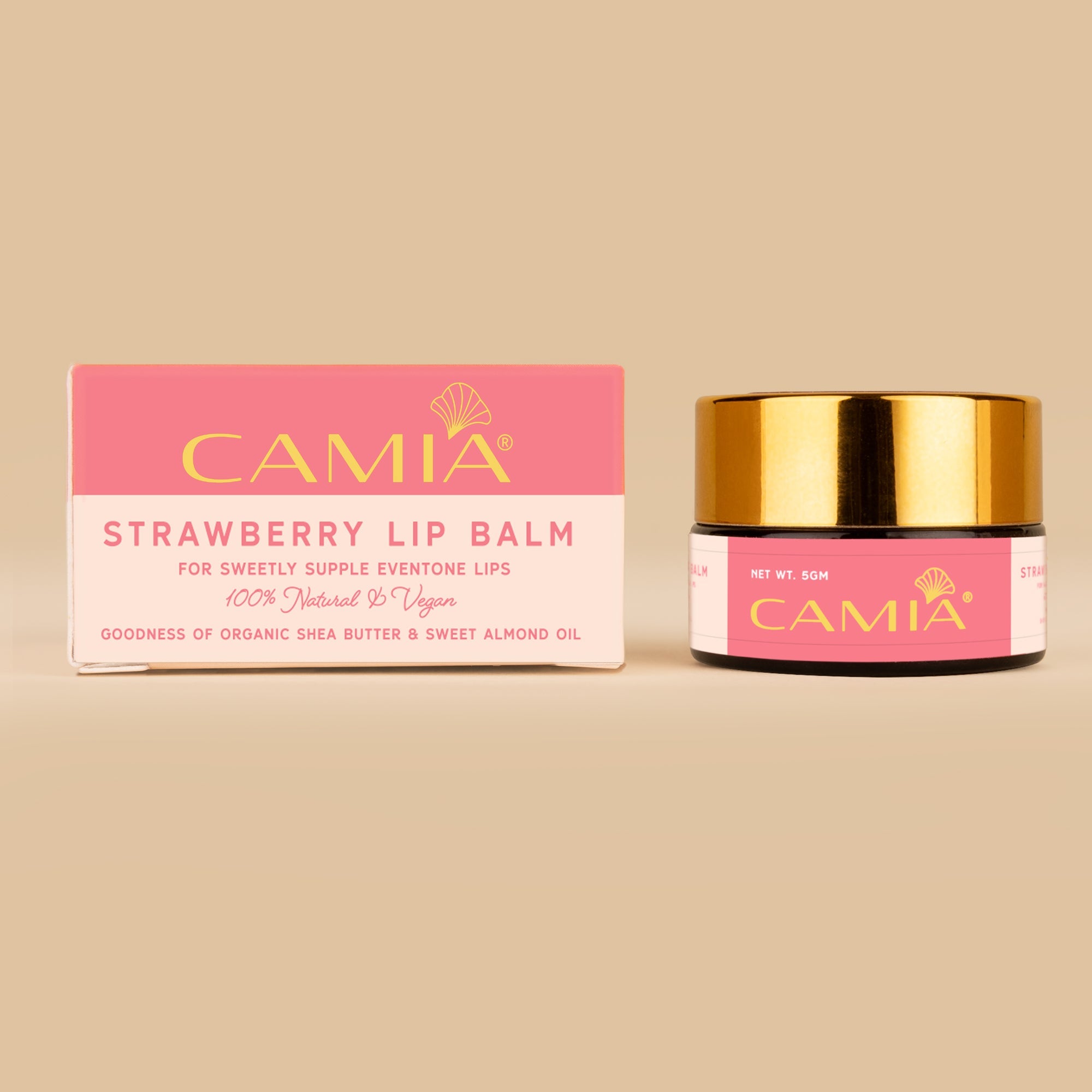 Natural Strawberry Lip Balm