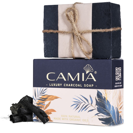 Cold Processed Handmade Charcoal Soap || 8939111752602