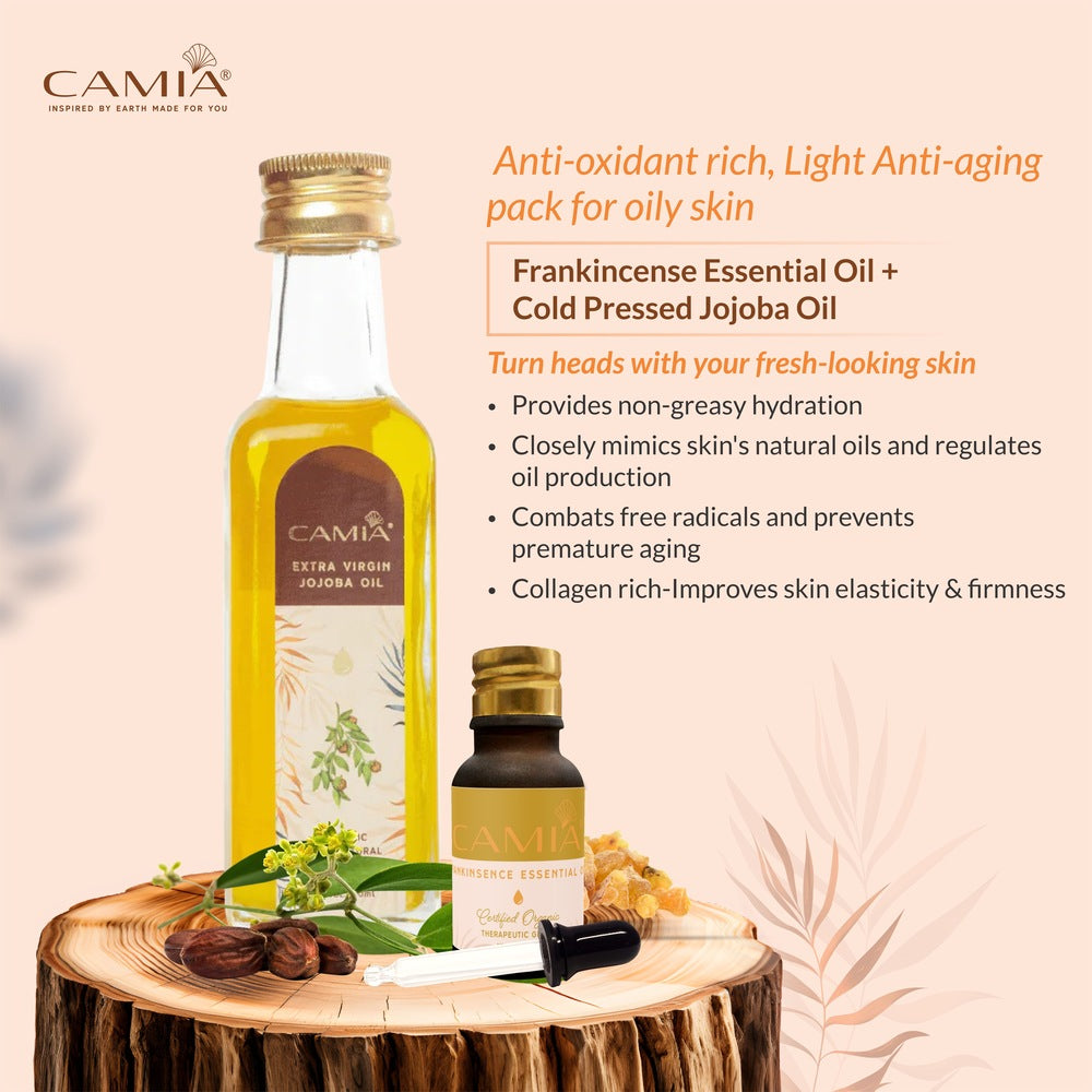 Anti-oxidant rich, Light Anti-aging pack for oily skin