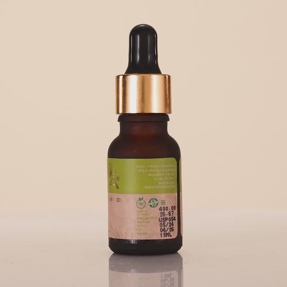 Lemongrass Essential Oil | For Antifungal Skin & Hair Care | CAMIA