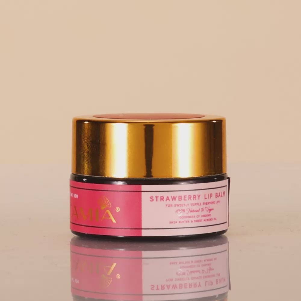 Natural Strawberry Lip Balm