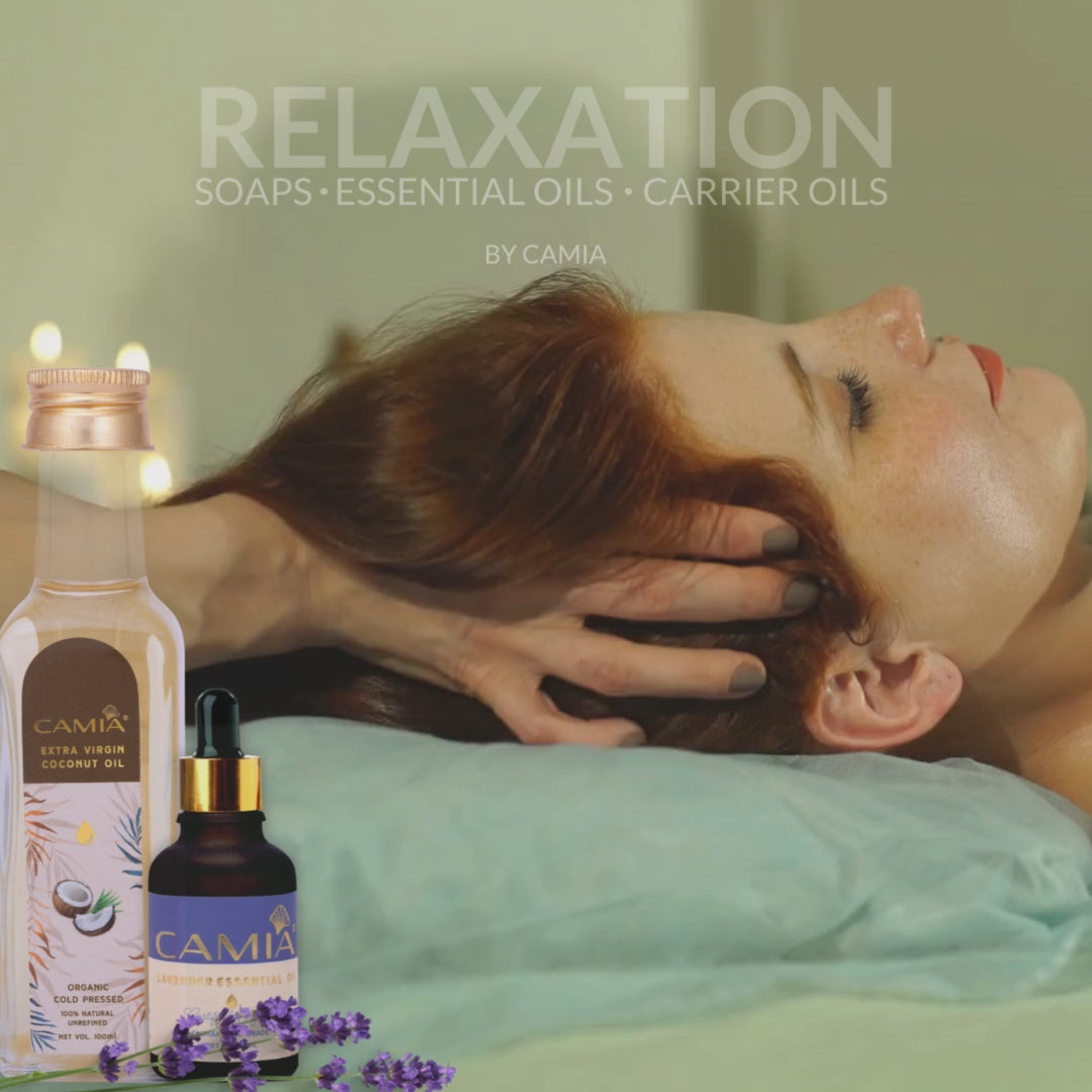 Relaxation Kit With Lavender - Coconut Oil, Lavender Soap & Oil